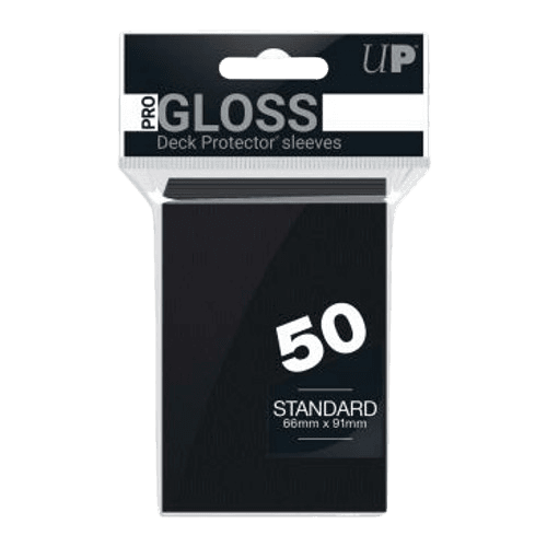 Ultra Pro Gloss Standard Sleeves - Black (50)