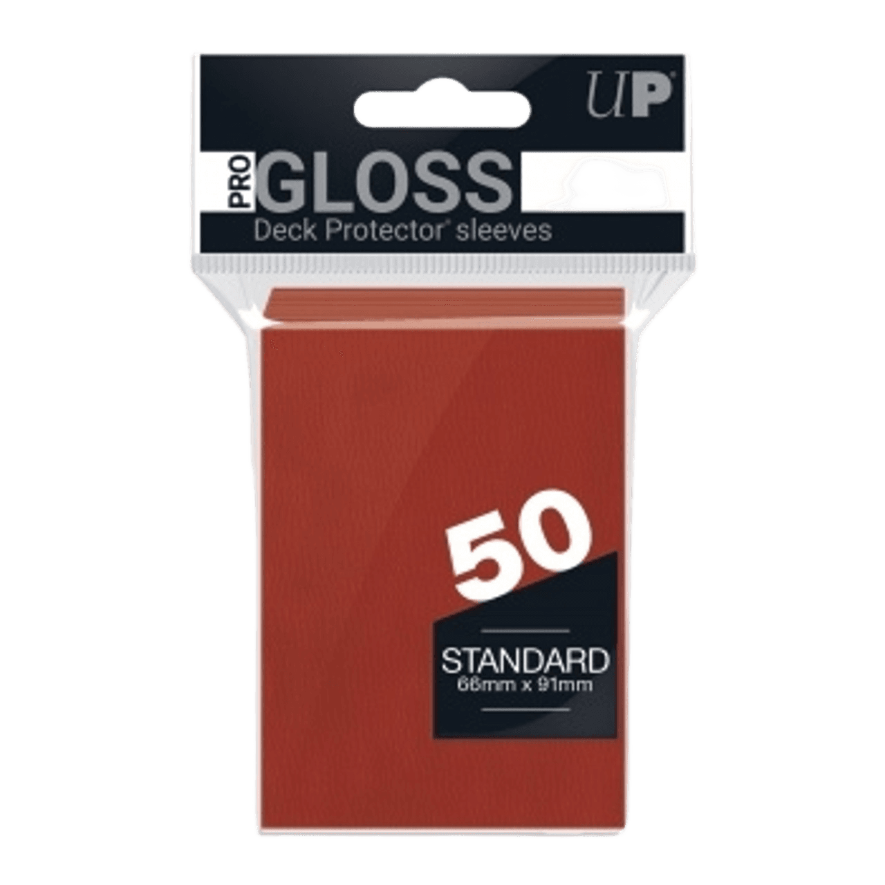 Ultra Pro Gloss Standard Sleeves - Red (50)