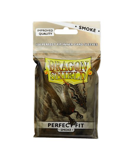 Dragon Shield (Standard size) (100) Perfect Fit Sleeves - Smoke
